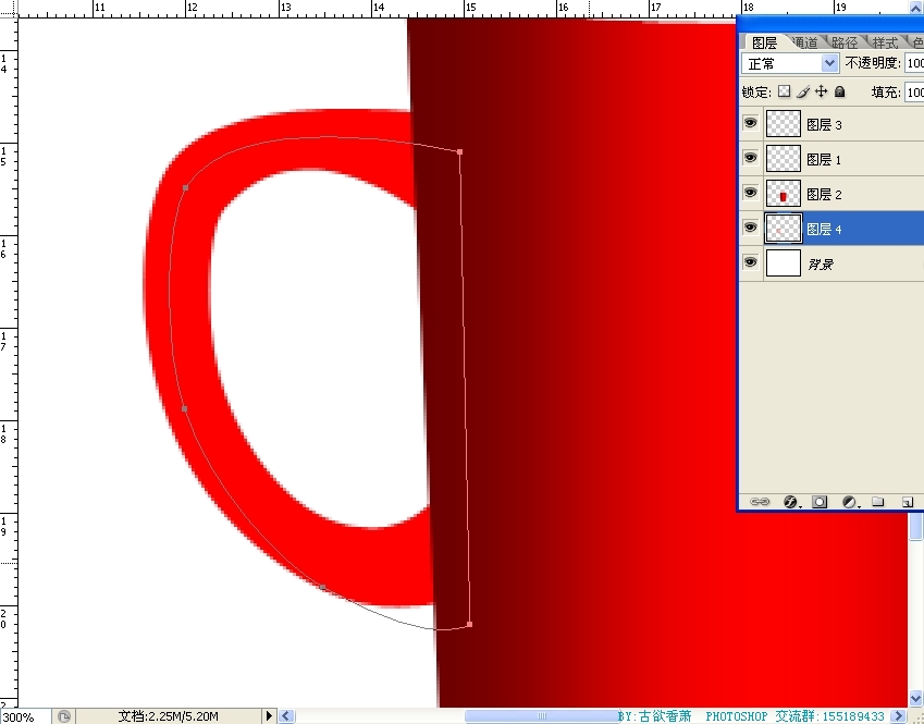 Photoshop鼠绘杯子教程插图(19)