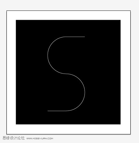 AI制作立体三维线条字母标志插图(8)