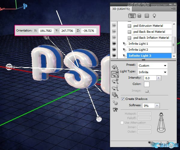 Photoshop创建有光泽的塑料3D文字教程插图(24)