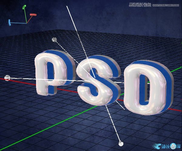 Photoshop创建有光泽的塑料3D文字教程插图(25)