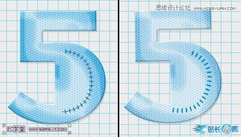 Photoshop制作彩色纹理的塑料艺术字教程插图(12)