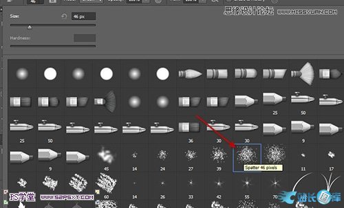 Photoshop制作树木图案立体字教程插图(8)