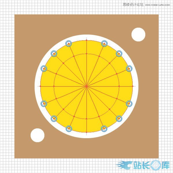 Illustrator创建立体风格的黑胶唱机图标插图(8)