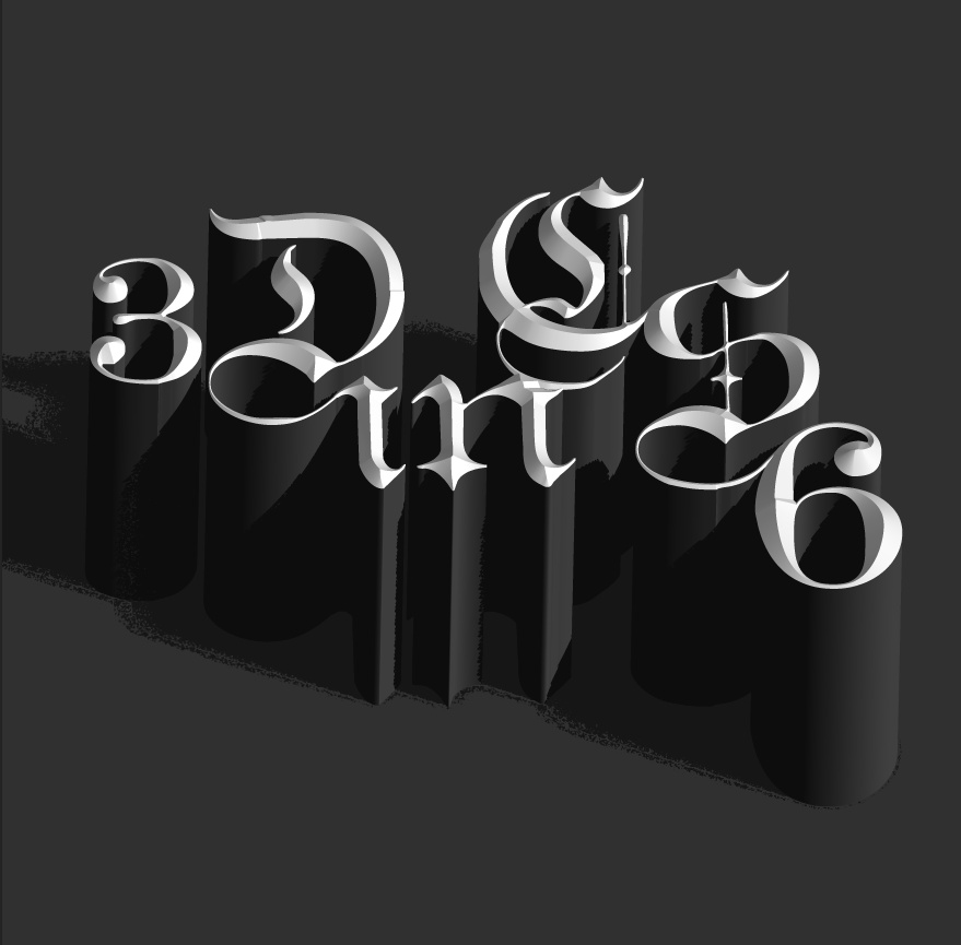 PhotoShop CS6创建复古半调网纹立体3D文字设计教程插图(9)