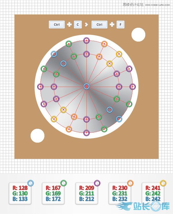 Illustrator创建立体风格的黑胶唱机图标插图(10)