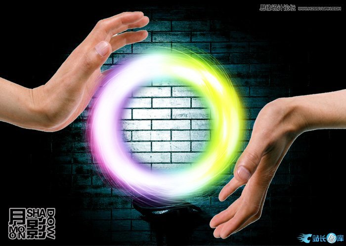 Photoshop制作梦幻效果的光圈教程插图