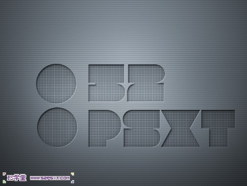 PhotoShop CS6简单制作细线格子纹理字效教程插图(16)