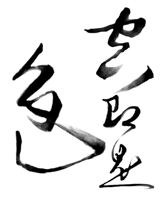 PS打造中国风水墨草书毛笔书法字体设计制作教程插图(18)