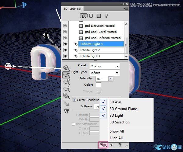 Photoshop创建有光泽的塑料3D文字教程插图(20)