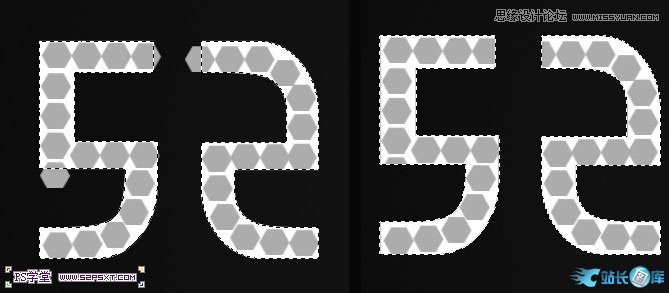 Photoshop制作逼真的镶嵌钻石艺术字插图(10)