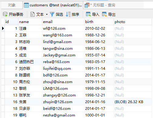 Mysql如何查询navicat中的blob类型内容插图(1)