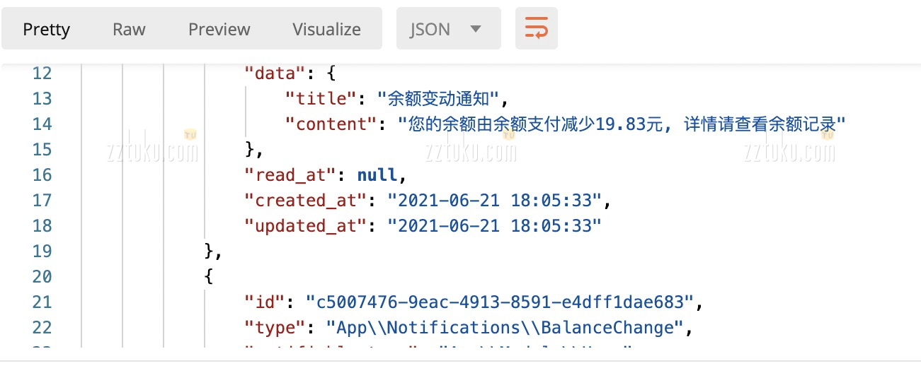 分享Laravel7消息通知日期序列化解决方案插图(1)