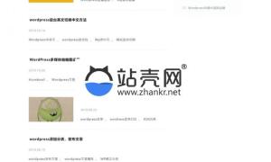 WordPress柚子皮主题 新闻媒体资讯博客空间WP主题模板_源码下载