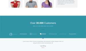 简洁大气的商业公司app展示通用模板_html单页模板