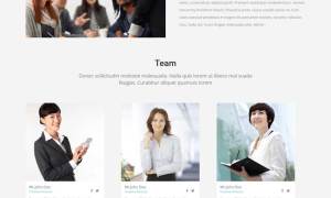 简约bootstrap响应式商务公司单页展示模板_html单页模板