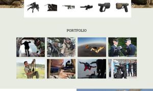 军事拓展训练公司网站模板