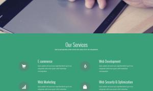 透视企业业务HTML5整站模板