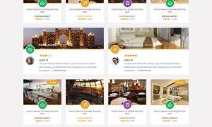 豪华酒店介绍预订网站模板