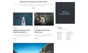 大气的生活旅行博客网站html5模板_个人网站模板