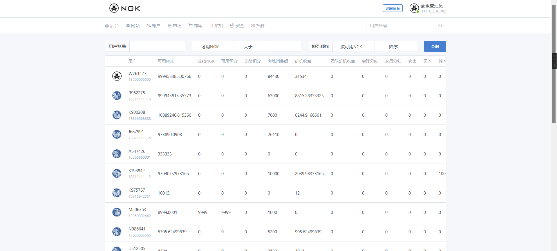 最新NGK区块链源码/NGK矿机挖矿源码/NGK公链程序/数字钱包点对点交易模式/算力插图(7)