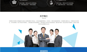 蓝色软件公司网站源码 织梦dedecms模板 [带手机版数据同步]