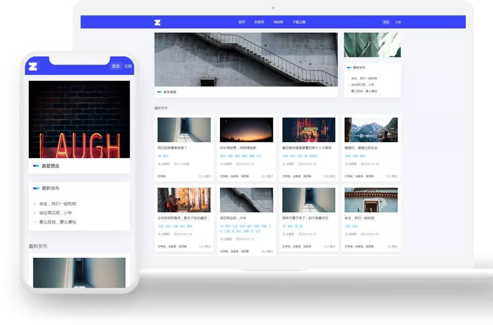 WordPress响应式扁平风格博客主题源码Uigreat v1.5.1 自适应PC+手机端插图