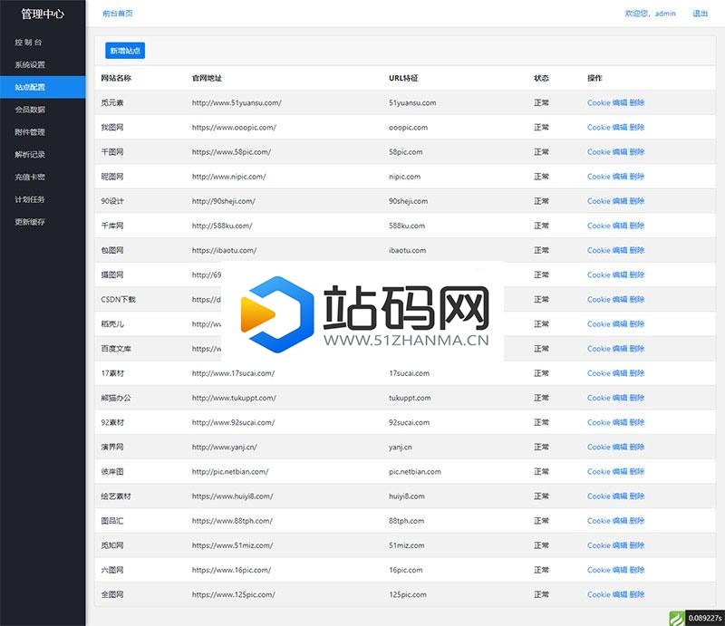 Thinkphp内核素材解析源码 支持20多家素材站_源码下载插图(2)