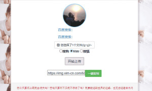 极简聚合图床程序源码 支持搜狗搜狐Vim图
